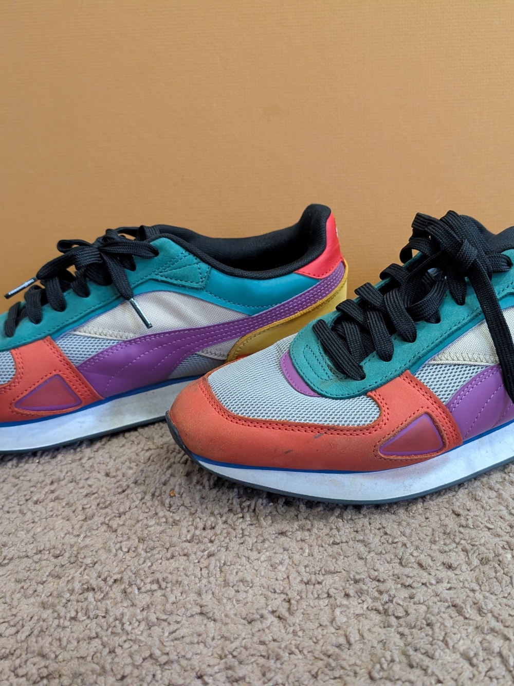 Puma The Hubdreds Future Riders Colorblock Retro Sneakers Unisex 10.5M/9W NEW